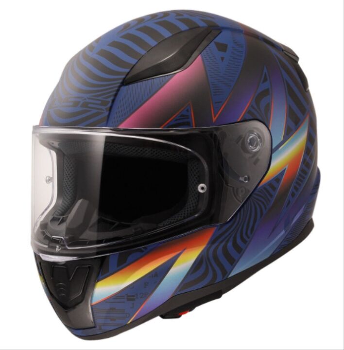 LS2 RAPİD 2 OPTİK FULL FACE KASK MAT MAVİ-MOR