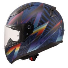 LS2 RAPİD 2 OPTİK FULL FACE KASK MAT MAVİ-MOR