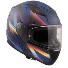 LS2 RAPİD 2 OPTİK FULL FACE KASK MAT MAVİ-MOR