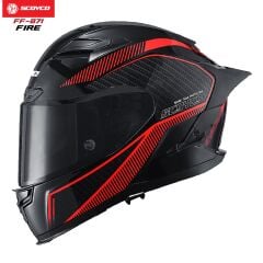 SCOYCO FF-871 FULL FACE KASK GÜNEŞ VİZÖRLÜ FİRE (XL)