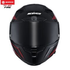 SCOYCO FF-871 FULL FACE KASK GÜNEŞ VİZÖRLÜ FİRE (XL)