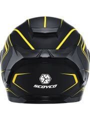 SCOYCO FF-871 FULL FACE KASK GÜNEŞ VİZÖRLÜ FLASH (L)