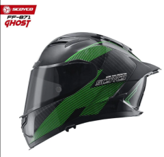 SCOYCO FF-871 FULL FACE KASK GÜNEŞ VİZÖRLÜ GHOST (L)
