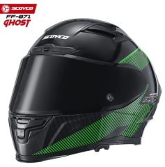 SCOYCO FF-871 FULL FACE KASK GÜNEŞ VİZÖRLÜ GHOST (XL)