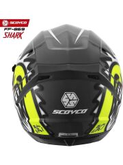 SCOYCO FF-869 FULL FACE KASK GÜNEŞ VİZÖRLÜ SHARK (L)