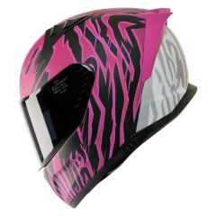 MTS M-801-SNAKE FULL FACE KASK GÜNEŞ VİZÖRLÜ LEOPAR PİNK (M)