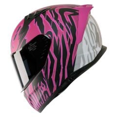 MTS M-801-SNAKE FULL FACE KASK GÜNEŞ VİZÖRLÜ LEOPAR PİNK (XL)