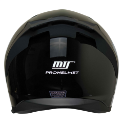 MTS M-801-GOLD FULL FACE KASK GÜNEŞ VİZÖRLÜ MAT BLACK GOLD (M)