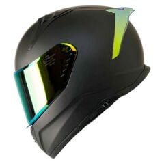 MTS M-801-GOLD FULL FACE KASK GÜNEŞ VİZÖRLÜ MAT BLACK GOLD (XL)