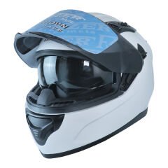 FAZER FX-211 FULL FACE KASK GÜNEŞ VİZÖRLÜ WHİTE (L)