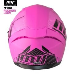 MTS M-910 LADY FULL FACE KASK GÜNEŞ VİZÖRLÜ FUCHSIA (XS)