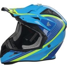 FREEM FR-801 CROSS FULL FACE KASK BLUE YELLOW (L)