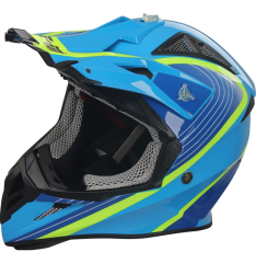FREEM FR-801 CROSS FULL FACE KASK BLUE YELLOW  (XL)