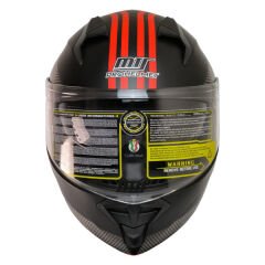 MTS M-966 ÇENE AÇILIR KASK GÜNEŞ VİZÖRLÜ WX20 RED (M)