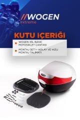 WOGEN WG33 KARBON ARKA ÇANTA 33 L BASİC (BEYAZ)