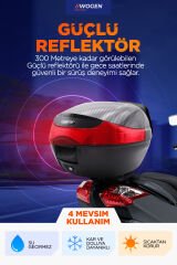 WOGEN WG33 KARBON ARKA ÇANTA 33 L SIRT DAYAMALI PREMİUM (SİYAH)