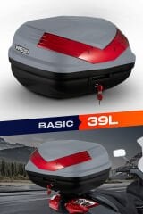 WOGEN WG39 ARKA ÇANTA 39 L BASİC (NARDO GRİ) + BACAK ÇANTASI HEDİYE