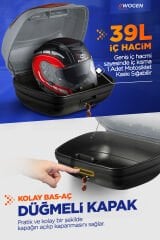WOGEN WG39 ARKA ÇANTA 39 L BASİC (NARDO GRİ) + BACAK ÇANTASI HEDİYE
