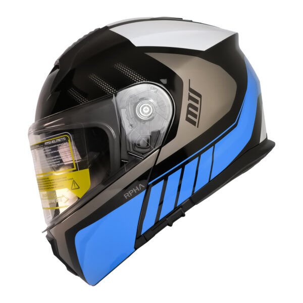 MTS M-966 ÇENE AÇILIR KASK GÜNEŞ VİZÖRLÜ WX91 (L)