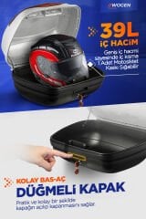 WOGEN WG39 ARKA ÇANTA 39 L SIRT DAYAMALI PREMİUM (BEYAZ) + BACAK ÇANTASI HEDİYE