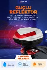 WOGEN WG39 ARKA ÇANTA 39 L SIRT DAYAMALI PREMİUM (BEYAZ) + BACAK ÇANTASI HEDİYE