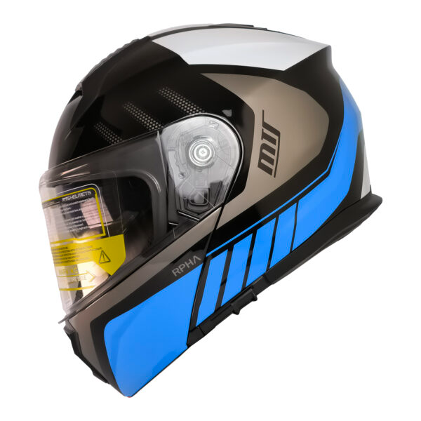 MTS M-966 ÇENE AÇILIR KASK GÜNEŞ VİZÖRLÜ WX91 (XL)