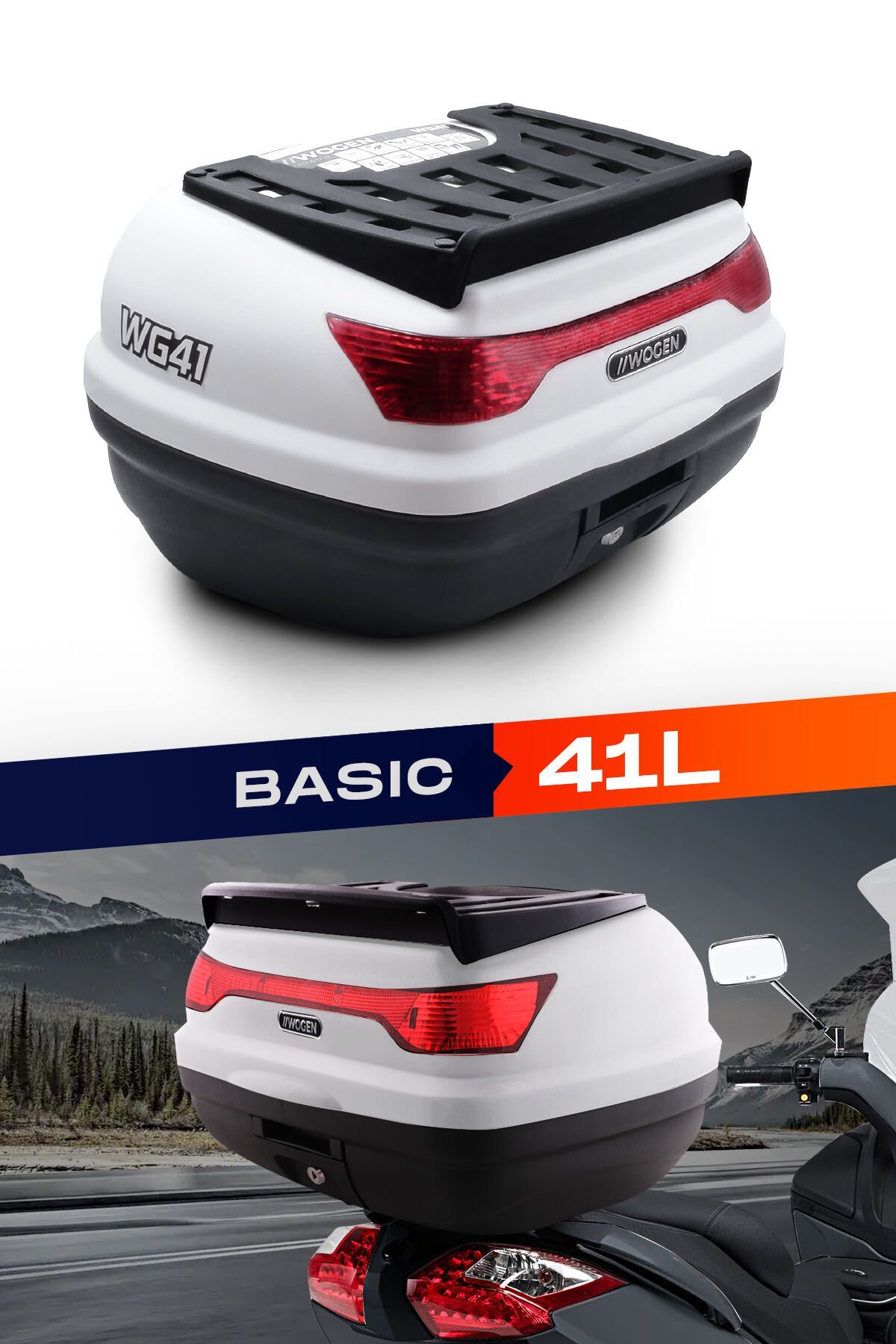 WOGEN WG41 ARKA ÇANTA 41 L BASİC (BEYAZ)