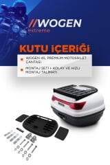 WOGEN WG41 ARKA ÇANTA 41 L SIRT DAYAMALI PREMİUM (BEYAZ)