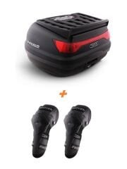 WOGEN WG52 ARKA ÇANTA 52 L BASİC (SİYAH) + KARBON DİZLİK HEDİYE