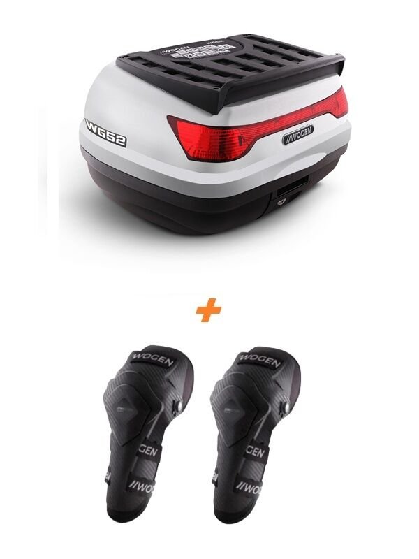 WOGEN WG52 52L Basic Motosiklet Arka Çanta – Beyaz | Geniş & Dayanıklı
