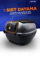 WOGEN WG52 ARKA ÇANTA 52 L SIRT DAYAMALI PREMİUM (SİYAH)