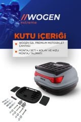 WOGEN WG52 ARKA ÇANTA 52 L SIRT DAYAMALI PREMİUM (NARDO GRİ)