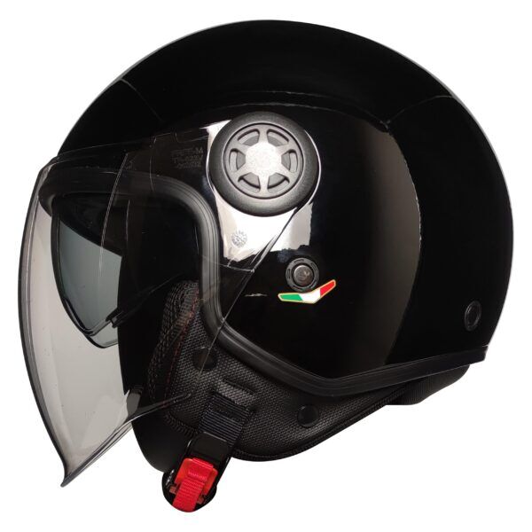 FREEM FR-612 YARIM KASK GÜNEŞ VİZÖRLÜ BLACK (XL)