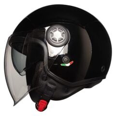 FREEM FR-612 YARIM KASK GÜNEŞ VİZÖRLÜ BLACK (XL)