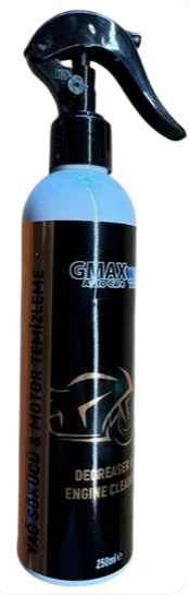 GMAX MOTOSİKLET TEMZİLEME VE YAĞ SÖKÜCÜ SPREY 250 ML GOLD SERİSİ
