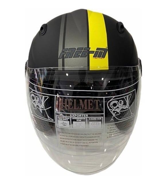 FREEM FR-601 YARIM KASK NEON (M)