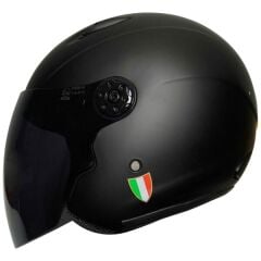 FREEM FR-601 YARIM KASK SİYAH CAMLI NEON (M)