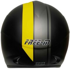 FREEM FR-601 YARIM KASK SİYAH CAMLI NEON (M)