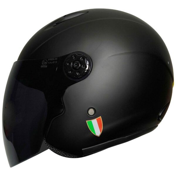 FREEM FR-601 YARIM KASK SİYAH CAMLI NEON (XL)