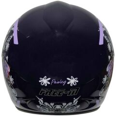 FREEM FR-601 YARIM KASK SİYAH CAMLI PAISLEY WOMEN (L)