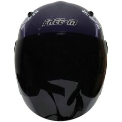 FREEM FR-601 YARIM KASK SİYAH CAMLI PAISLEY WOMEN (XL)