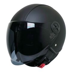 MTS FX-101 LEATHER YARIM KASK DERİ KAPLAMALI MODEL (M)