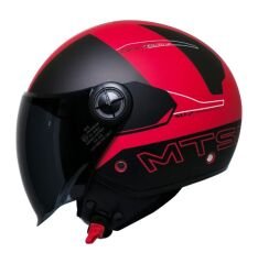 MTS FX-101 YARIM KASK DESİGN RED (XL)