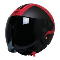 MTS FX-101 YARIM KASK DESİGN RED (XL)