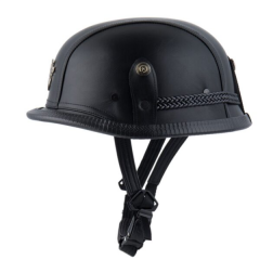 PRO HELMETS KD88 YARIM NAZİ KASK DERİ MODEL (L)