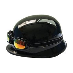 PRO HELMETS 803 YARIM NAZİ KASK BLACK (M)