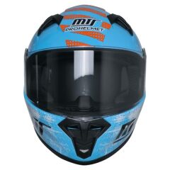 MTS M-201 FULL FACE ÇOCUK KASKI BLUE (M)