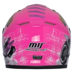 MTS M-201 FULL FACE ÇOCUK KASKI PİNK (S)