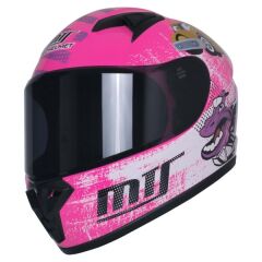 MTS M-201 FULL FACE ÇOCUK KASKI PİNK (S)