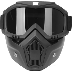 JET KASK MASKESİ SİYAH
